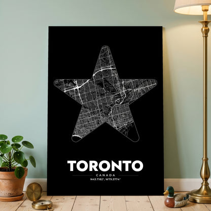Toronto Star Map Poster