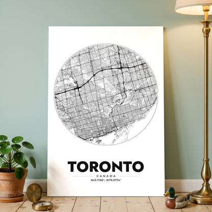Toronto Spot Map Poster