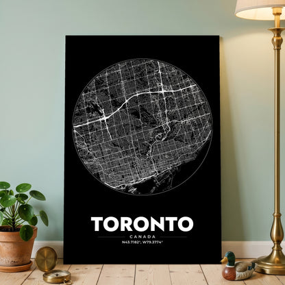 Toronto Spot Map Poster