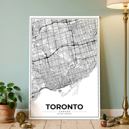 Toronto Modern Map Poster
