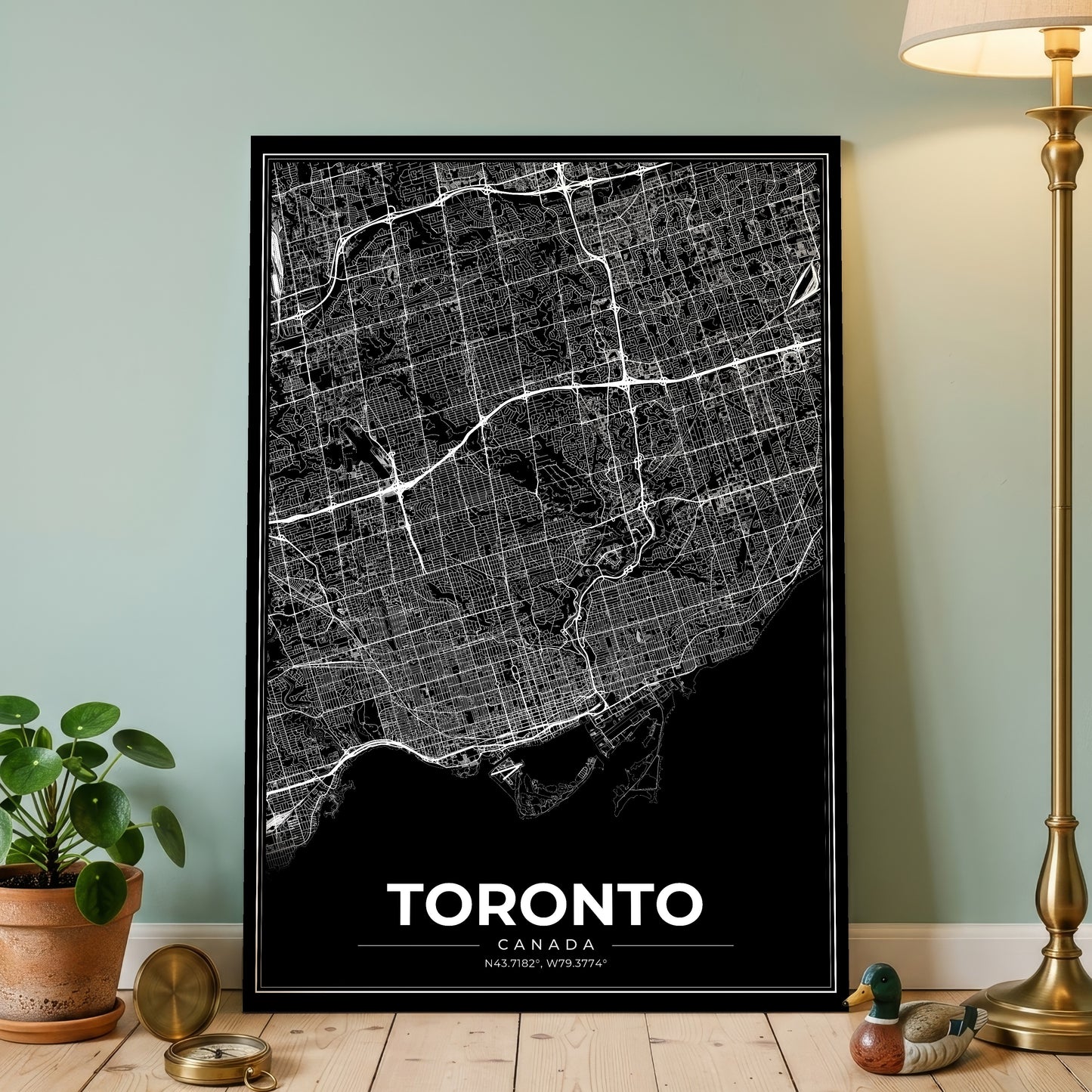 Toronto Modern Map Poster