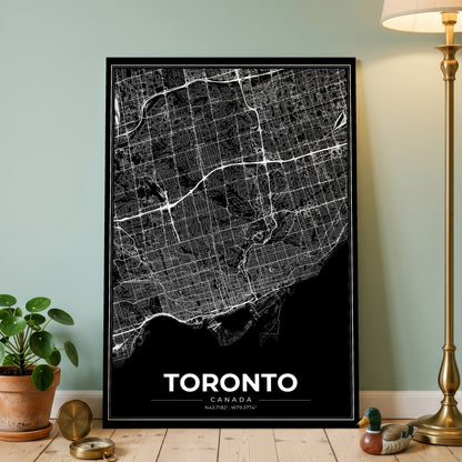 Toronto Modern Map Poster