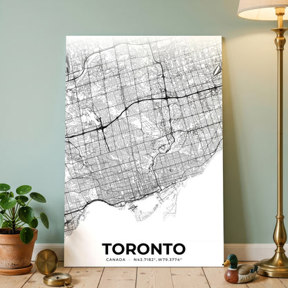 Toronto Elegant Map Poster
