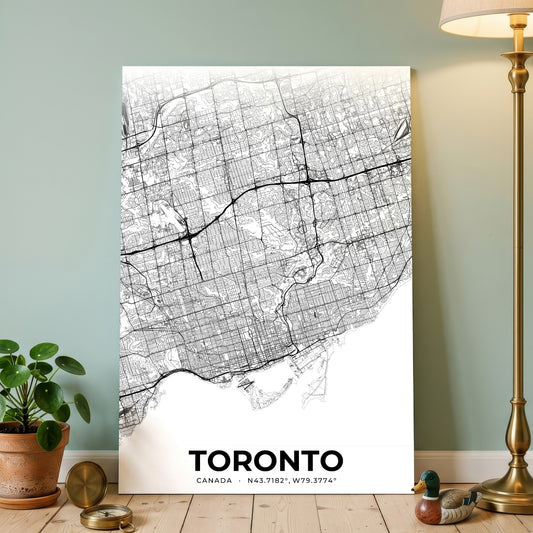 Toronto Elegant Map Poster