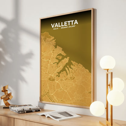 Valletta Forge Map Poster