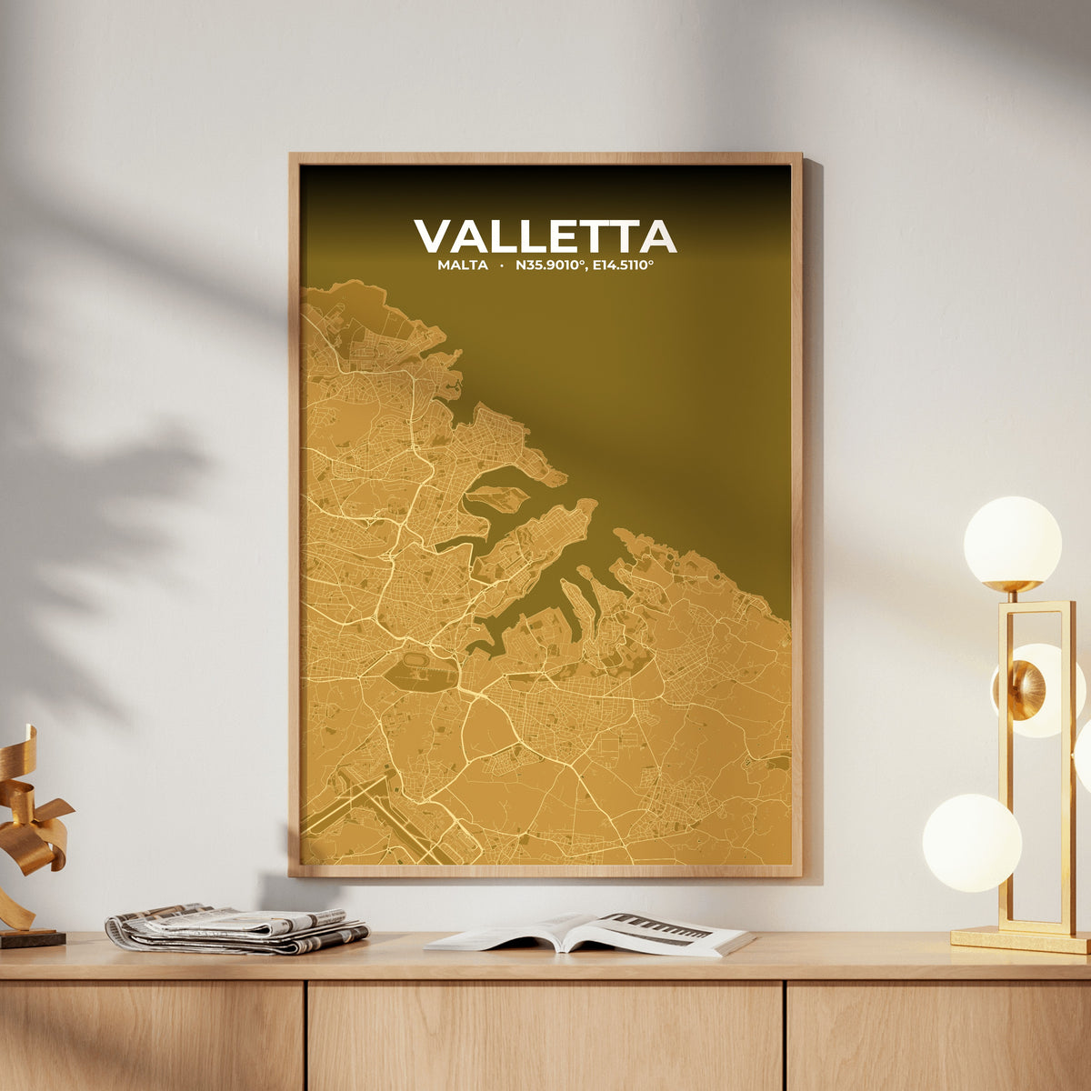 Valletta Forge Map Poster
