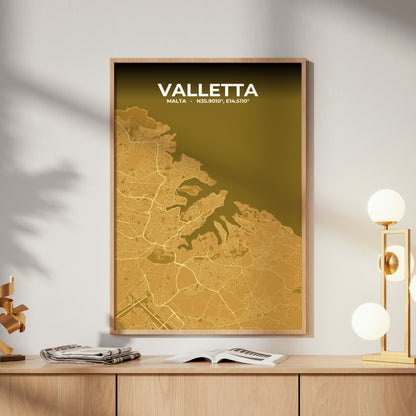 Valletta Forge Map Poster