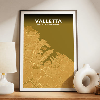 Valletta Forge Map Poster