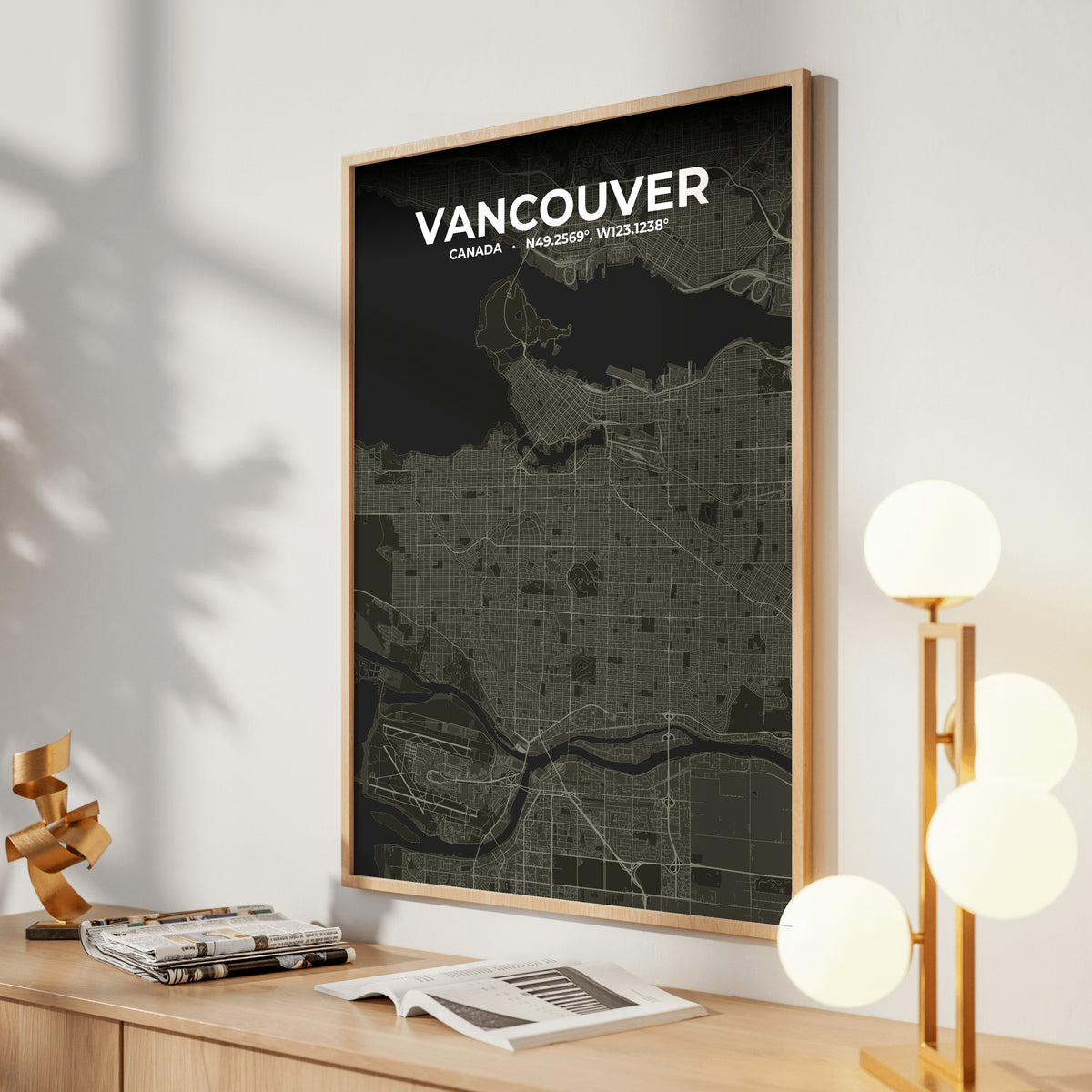 Vancouver Sable Map Poster
