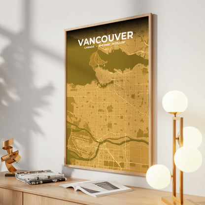Vancouver Forge Map Poster