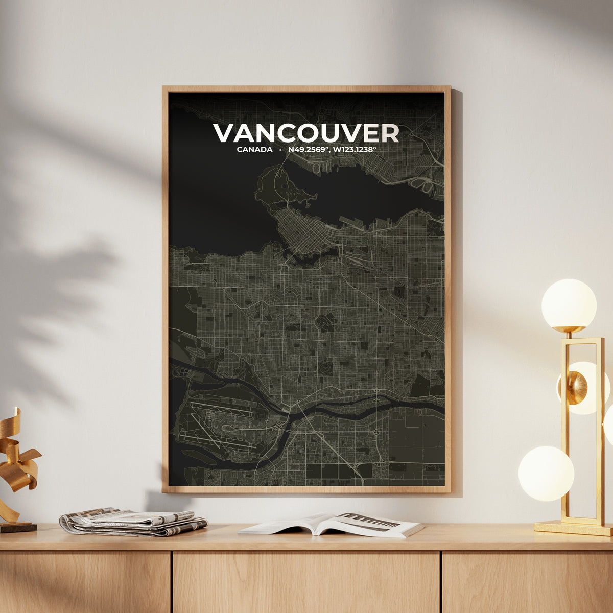 Vancouver Sable Map Poster