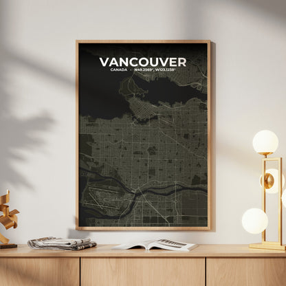 Vancouver Sable Map Poster
