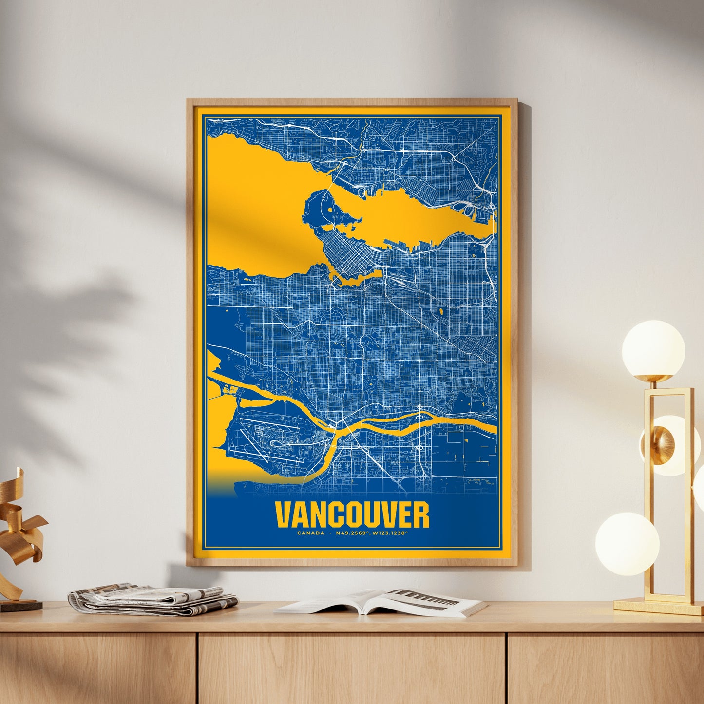 Vancouver Blockbuster Map Poster