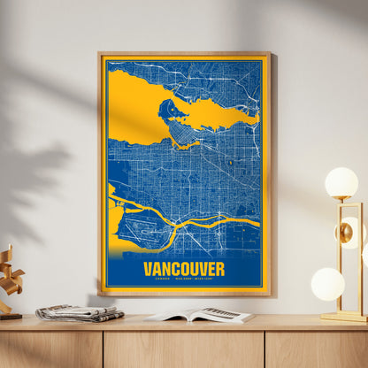 Vancouver Blockbuster Map Poster