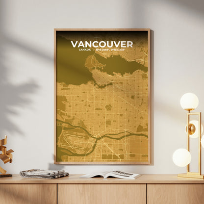 Vancouver Forge Map Poster