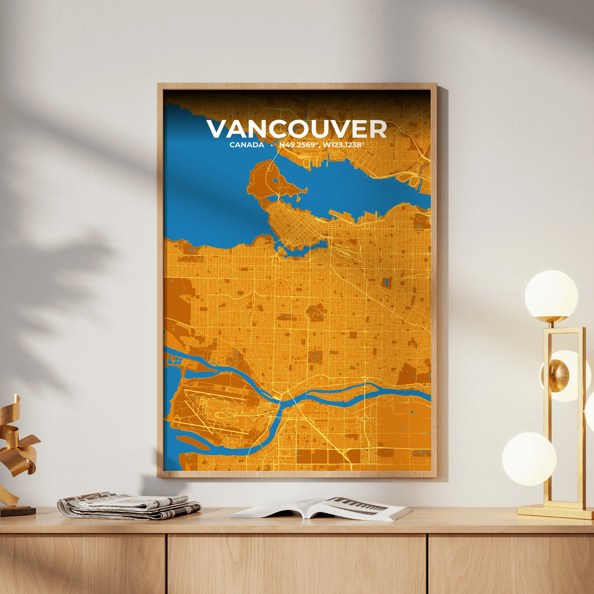 Vancouver Scorch Map Poster