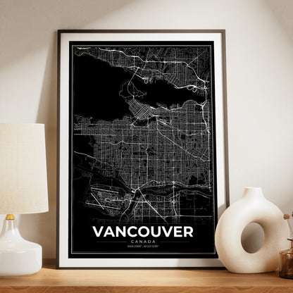 Vancouver Modern Map Poster