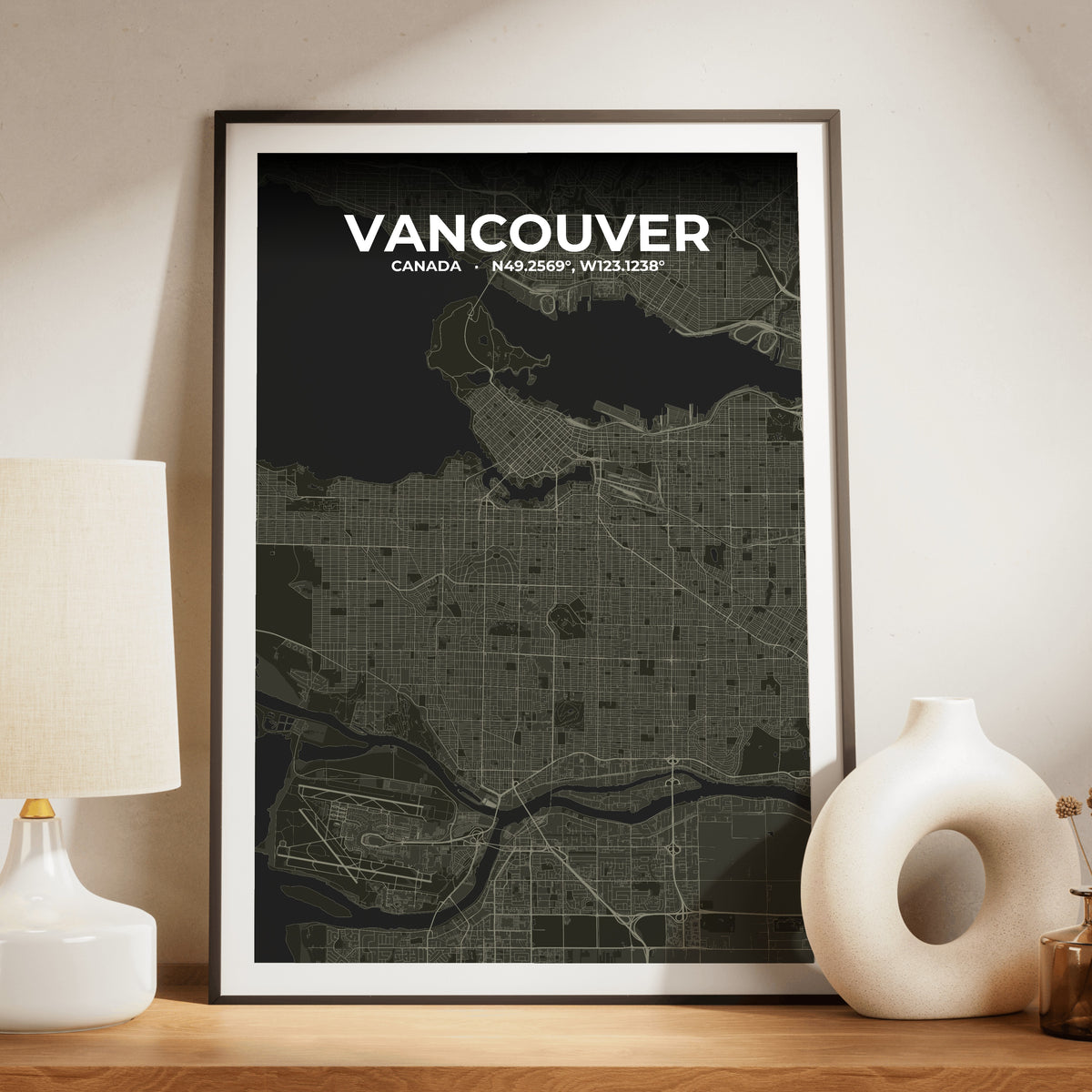 Vancouver Sable Map Poster