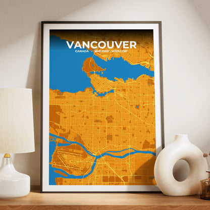 Vancouver Scorch Map Poster