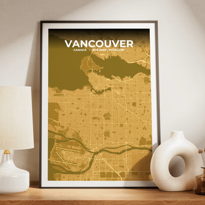 Vancouver Forge Map Poster