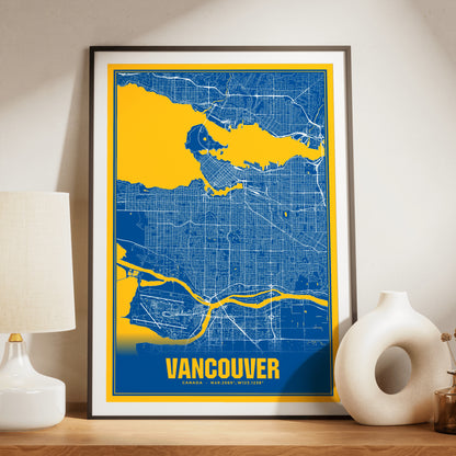 Vancouver Blockbuster Map Poster