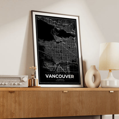 Vancouver Modern Map Poster