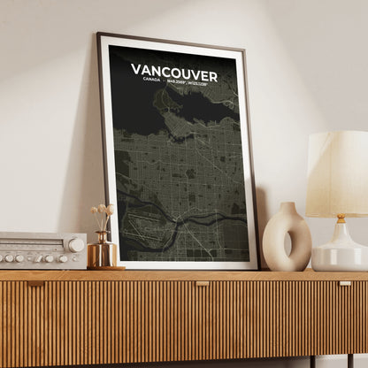 Vancouver Sable Map Poster