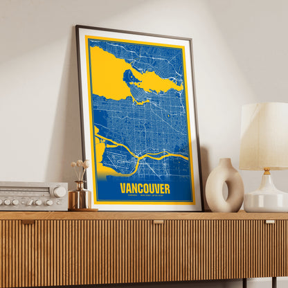 Vancouver Blockbuster Map Poster