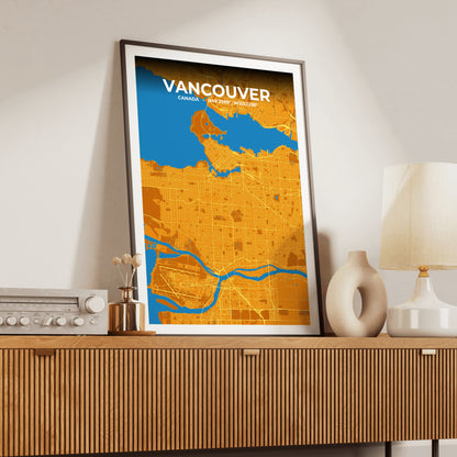 Vancouver Scorch Map Poster