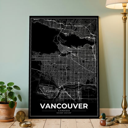 Vancouver Modern Map Poster
