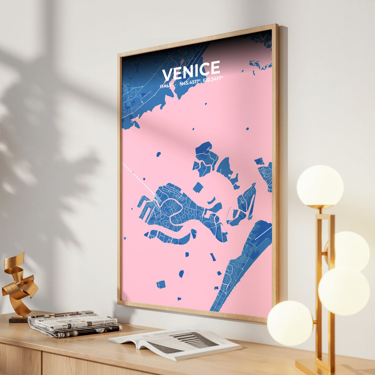 Venice Candy Map Poster
