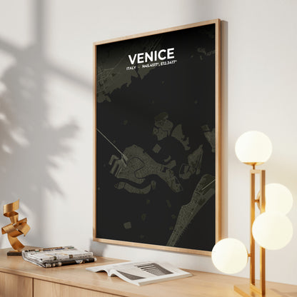 Venice Sable Map Poster
