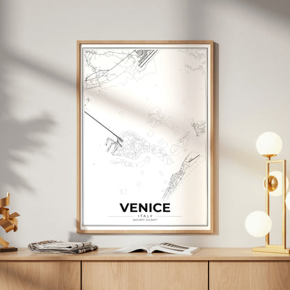 Venice Modern Map Poster
