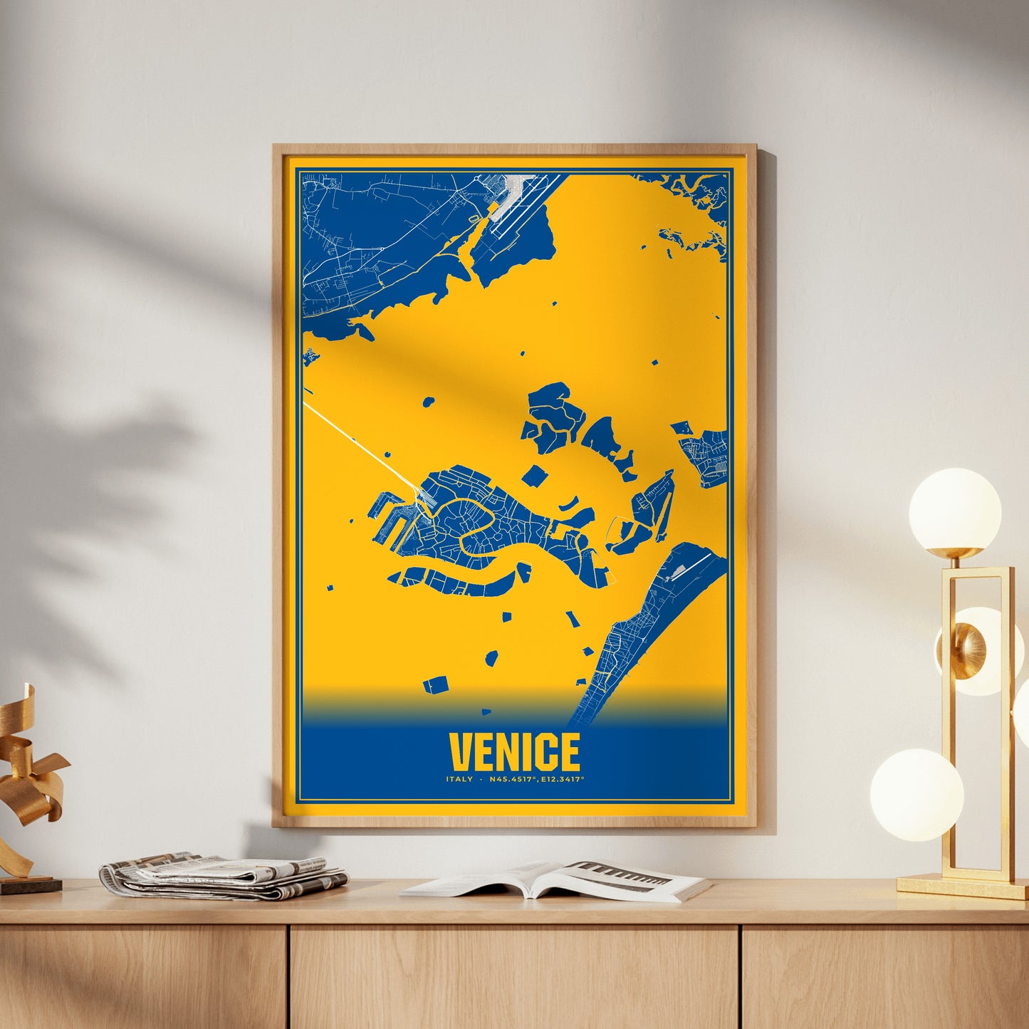 Venice Blockbuster Map Poster