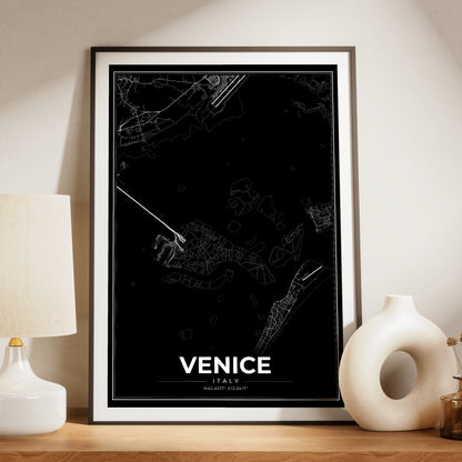 Venice Modern Map Poster
