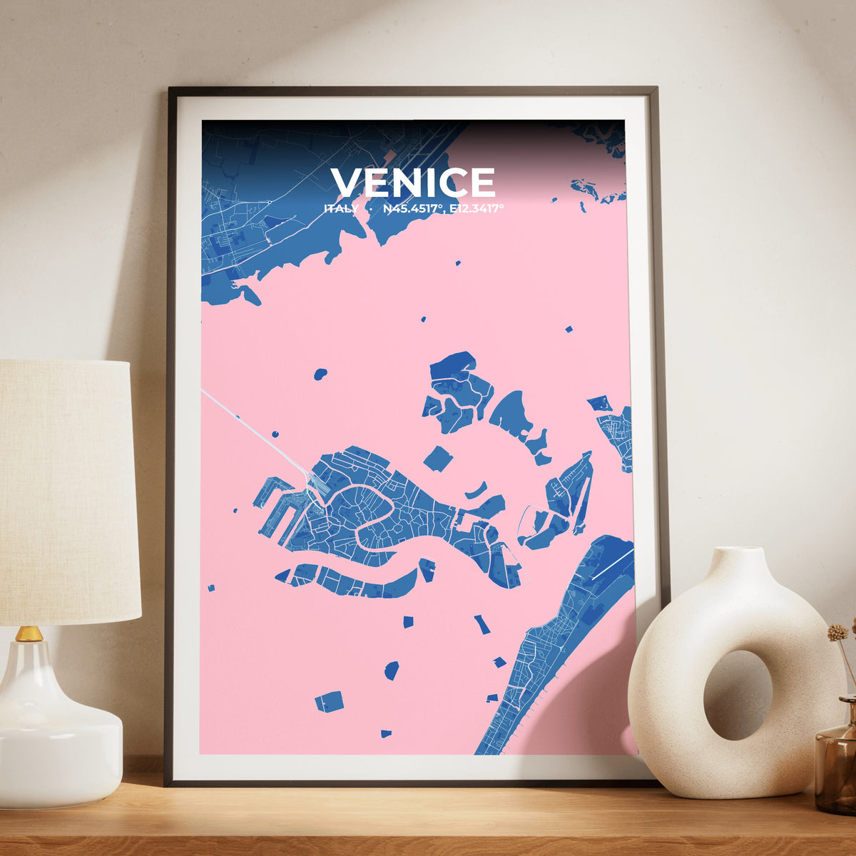 Venice Candy Map Poster