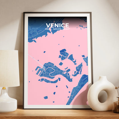 Venice Candy Map Poster