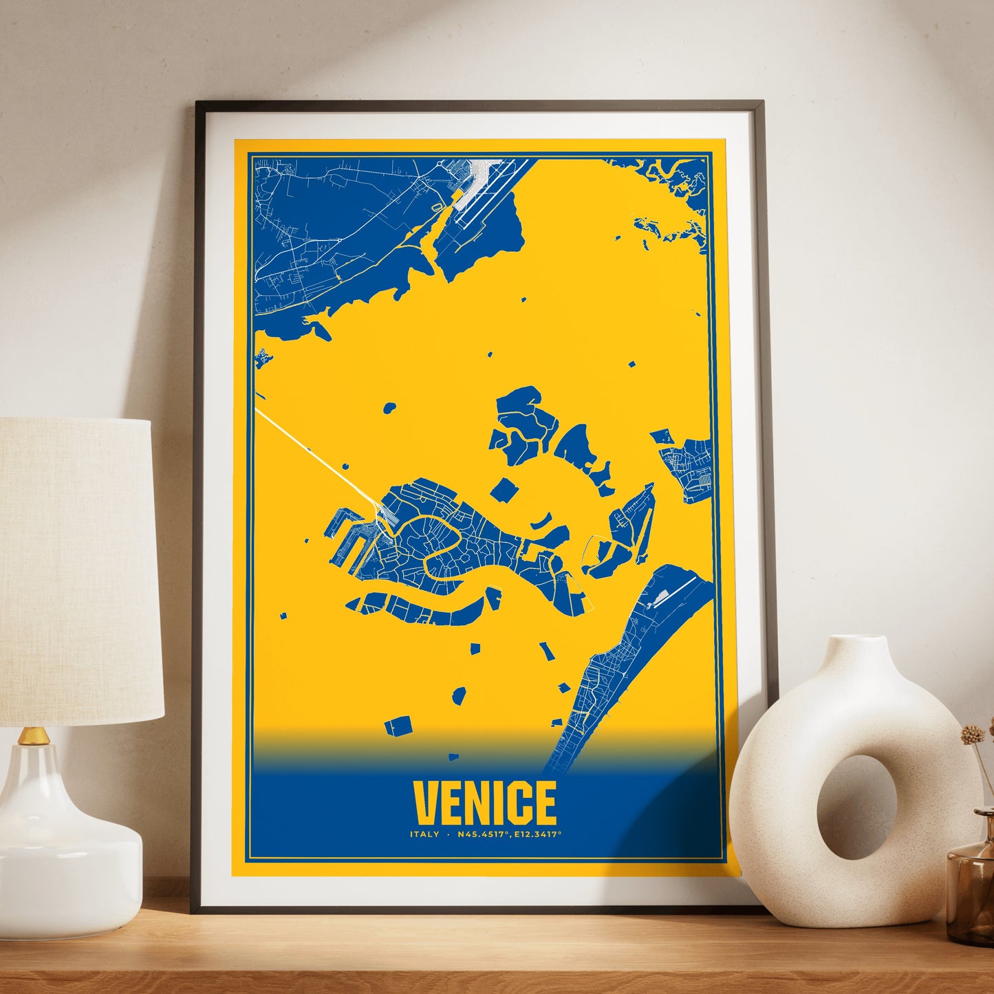 Venice Blockbuster Map Poster
