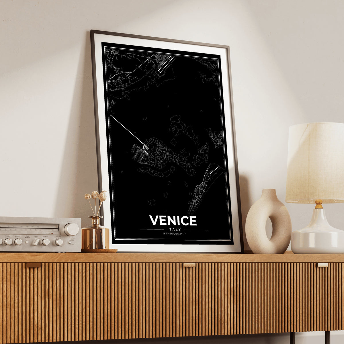 Venice Modern Map Poster