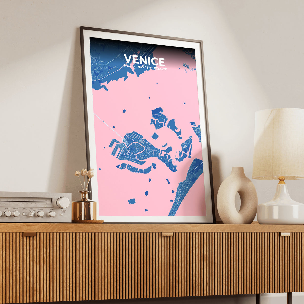 Venice Candy Map Poster