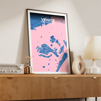 Venice Candy Map Poster