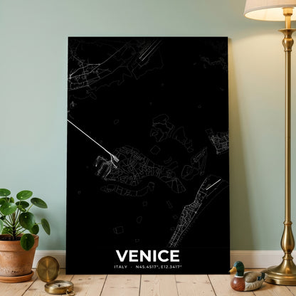 Venice Elegant Map Poster