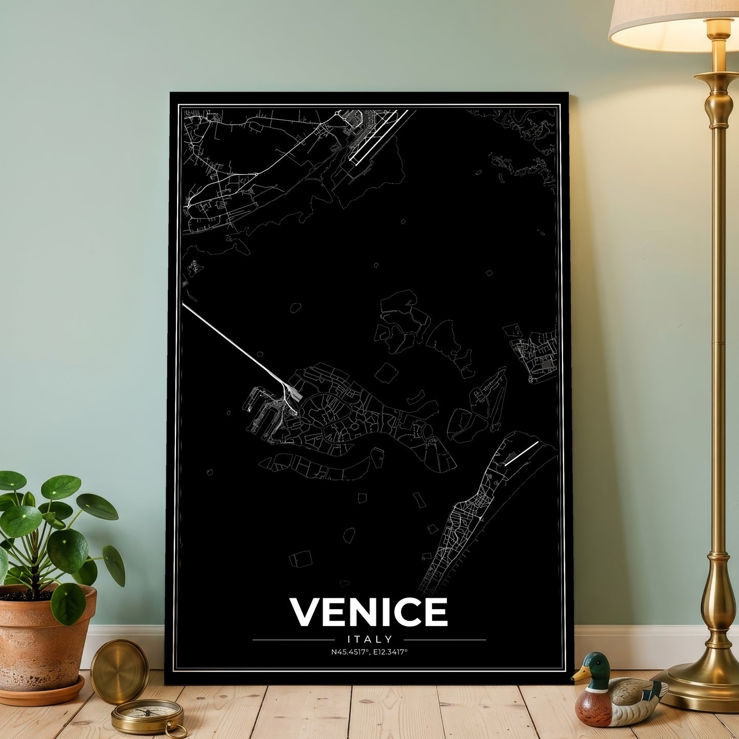 Venice Modern Map Poster