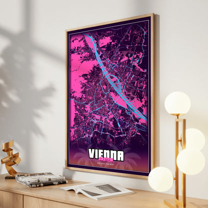 Vienna GTA Map Poster