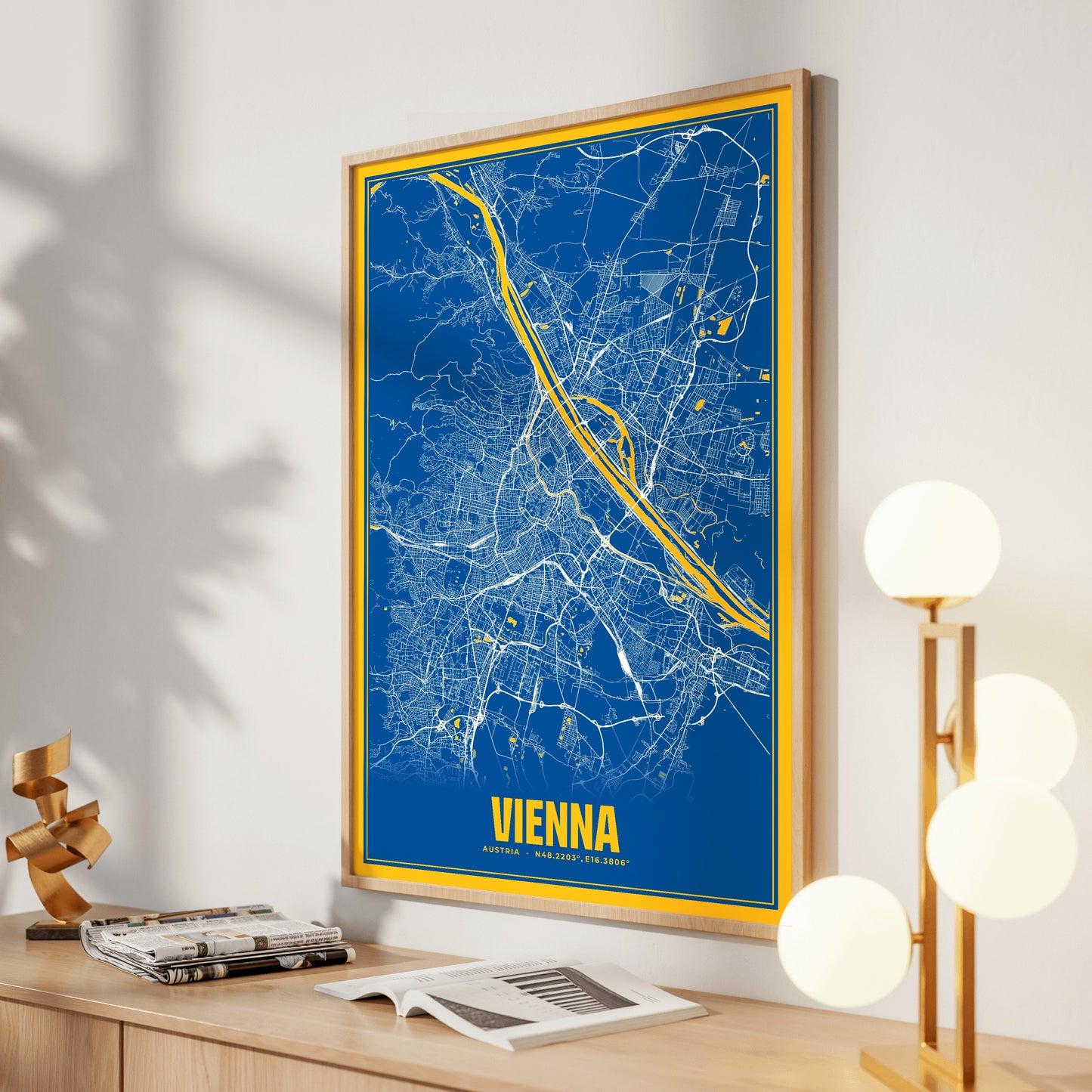 Vienna Blockbuster Map Poster