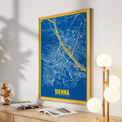 Vienna Blockbuster Map Poster