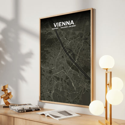 Vienna Sable Map Poster
