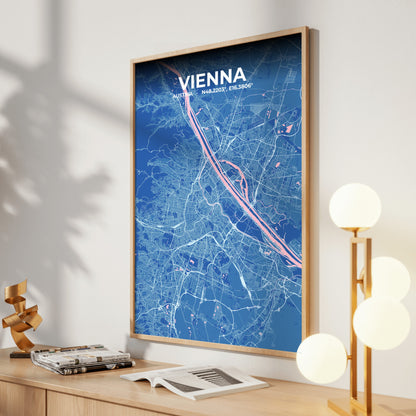 Vienna Candy Map Poster