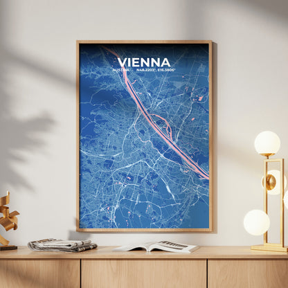 Vienna Candy Map Poster