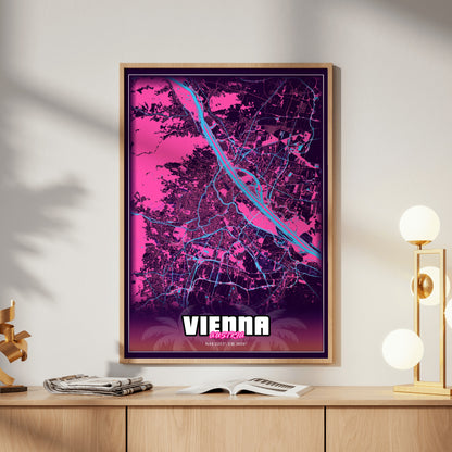 Vienna GTA Map Poster